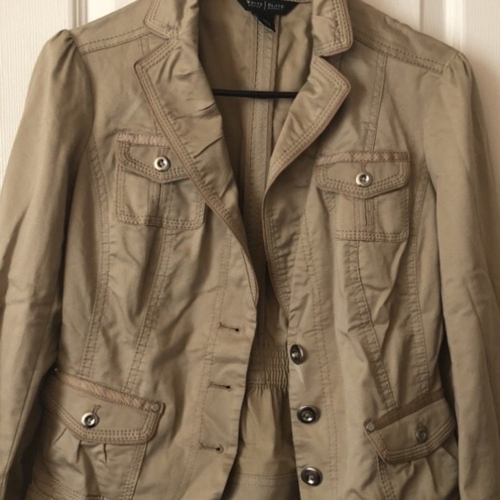 Tan Jacket  (White House- Black Market)